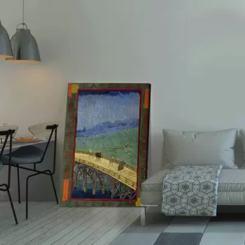 Tablou decorativ, 70100VANGOGH047, Canvas , Lemn, Multicolor imagine