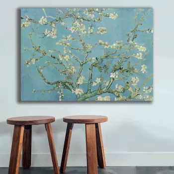 Tablou decorativ, 70100VANGOGH050, Canvas , Lemn, Multicolor imagine