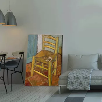 Tablou decorativ, 70100VANGOGH052, Canvas , Lemn, Multicolor imagine