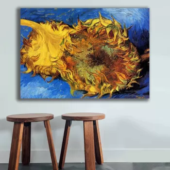 Tablou decorativ, 70100VANGOGH055, Canvas , Lemn, Multicolor imagine