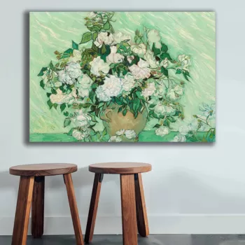 Tablou decorativ, 70100VANGOGH060, Canvas , Lemn, Multicolor imagine