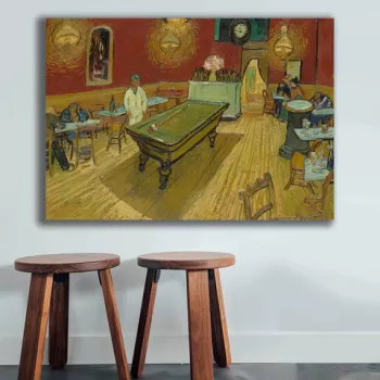 Tablou decorativ, 70100VANGOGH063, Canvas , Lemn, Multicolor imagine