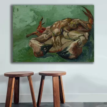 Tablou decorativ, 70100VANGOGH069, Canvas , Lemn, Multicolor imagine