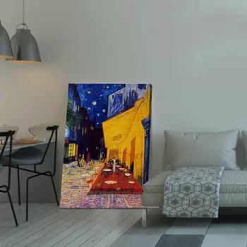 Tablou decorativ, 70100VANGOGH070, Canvas , Lemn, Multicolor imagine