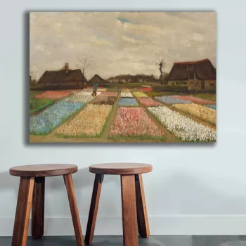 Tablou decorativ, 70100VANGOGH071, Canvas , Lemn, Multicolor imagine