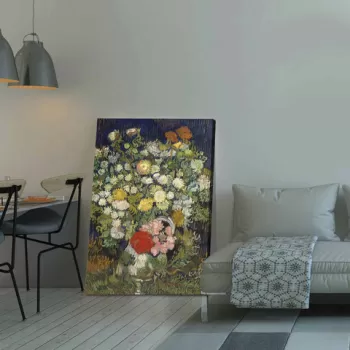 Tablou decorativ, 70100VANGOGH072, Canvas , Lemn, Multicolor imagine