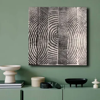 Tablou decorativ, 7070GSC-003, Lemn, Multicolor imagine
