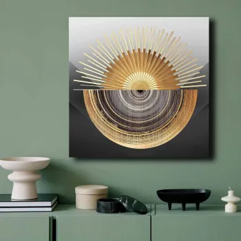 Tablou decorativ, 7070GSC-017, Lemn, Multicolor imagine
