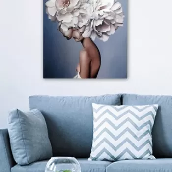 Tablou decorativ, 7436502942952-5070, Canvas, Lemn, Multicolor imagine