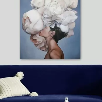 Tablou decorativ, 7436502942976-70100, Canvas, Lemn, Multicolor imagine