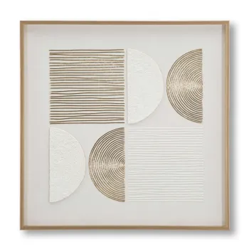 Tablou decorativ Abstract -B, Mauro Ferretti, 60x60 cm, canvas/lemn de pin/plastic, multicolor imagine