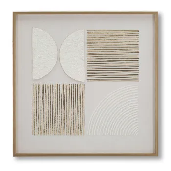 Tablou decorativ Abstract -H, Mauro Ferretti, 60x60 cm, canvas/lemn de pin/plastic, multicolor imagine