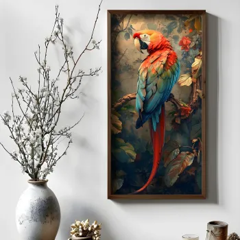 Tablou decorativ, AI061, Cadru: 100% MOLID, Multicolor imagine