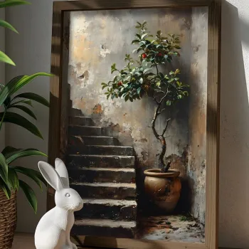 Tablou decorativ, AI141, Cadru: 100% MOLID, Multicolor imagine