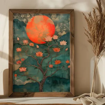 Tablou decorativ, AI145, Cadru: 100% MOLID, Multicolor imagine
