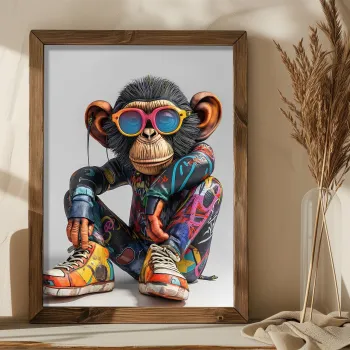 Tablou decorativ, AI162, Cadru: 100% MOLID, Multicolor imagine