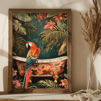 Tablou decorativ, AI178, Cadru: 100% MOLID, Multicolor imagine