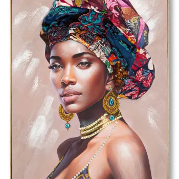 Tablou decorativ Alexandra -A, Mauro Ferretti, 92x122 cm, canvas pictat/lemn de brad, multicolor imagine