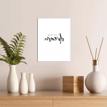 Tablou decorativ, Alpha Wall, Live your Dream, 30x40 cm imagine