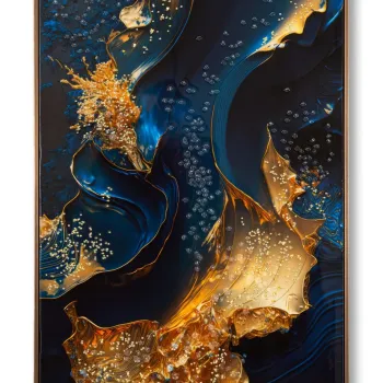 Tablou decorativ Andromeda -B, Mauro Ferretti, 60x90 cm, canvas/lemn de pin/plastic, multicolor imagine