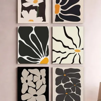 Tablou decorativ, Art6Cnvset8-2030, PANZA, Dimensiune: 20 x 30 cm, Multicolor imagine