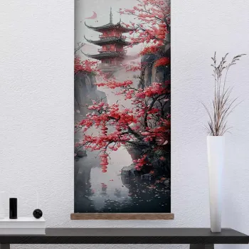 Tablou decorativ, ARTJPNPSTRDK9, Pictura: 100% PANZA, Multicolor imagine