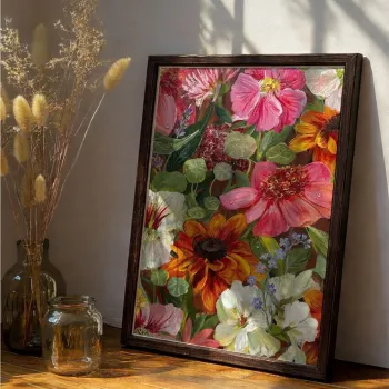 Tablou decorativ, Artmoscrv11-5070, LEMN SOLID, MDF (Grosime: 2,7 mm, Multicolor imagine