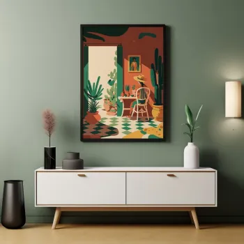 Tablou decorativ, Artnewclsyh36-5070, LEMN SOLID, MDF (Grosime: 2,7 mm, Multicolor imagine