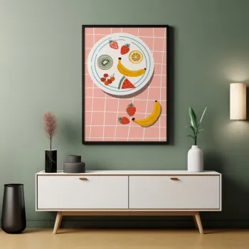 Tablou decorativ, Artnewclsyh77-3348, LEMN SOLID, MDF (Grosime: 2,7 mm, Multicolor imagine
