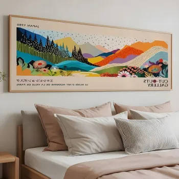 Tablou decorativ, Artsmdfyty2-3370, Vopsea: 100% MDF (grosime: 2,7 mm), Multicolor imagine