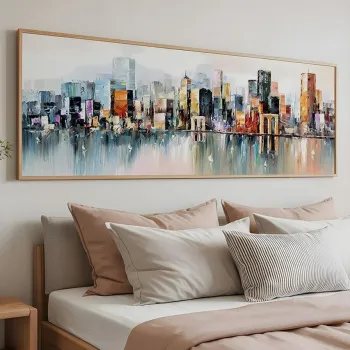 Tablou decorativ, Artsmdfyty25-3370, Vopsea: 100% MDF (grosime: 2,7 mm), Multicolor imagine