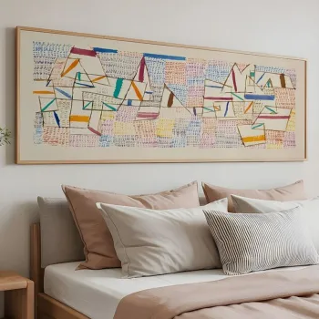 Tablou decorativ, Artsmdfyty3-50120, Vopsea: 100% MDF (grosime: 2,7 mm), Multicolor imagine
