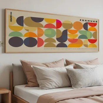 Tablou decorativ, Artsmdfyty4-3370, Vopsea: 100% MDF (grosime: 2,7 mm), Multicolor imagine