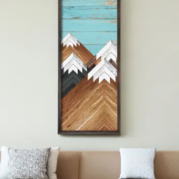 Tablou decorativ, Artsmdfyty46-7033, Vopsea: 100% MDF (grosime: 2,7 mm), Multicolor imagine