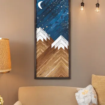Tablou decorativ, Artsmdfyty47-7033, Vopsea: 100% MDF (grosime: 2,7 mm), Multicolor imagine