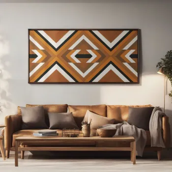 Tablou decorativ, Artsmdfyty63-12050, Vopsea: 100% MDF (grosime: 2,7 mm), Multicolor imagine