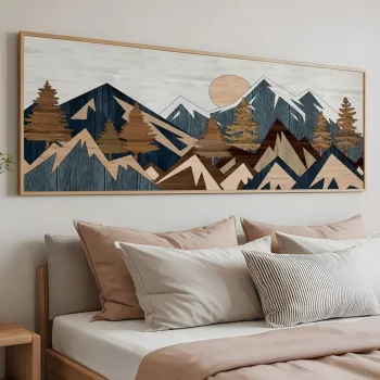 Tablou decorativ, Artsmdfyty8-3370, Vopsea: 100% MDF (grosime: 2,7 mm), Multicolor imagine
