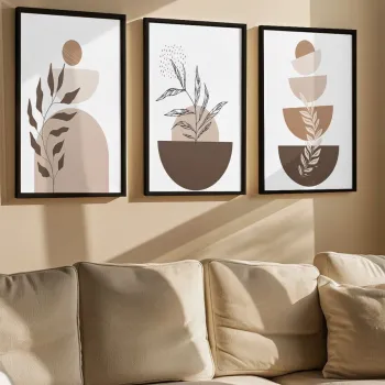 Tablou decorativ, Artvmodel4-Siyah, LEMN SOLID, MDF (Grosime: 2,7 mm, Multicolor imagine