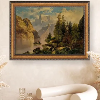 Tablou decorativ, ATCRCVCNVSMDL49, 50 x 70 cm, Multicolor imagine