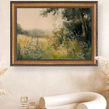 Tablou decorativ, ATCRCVCNVSMDL67, Dimensiune: 40 x 60 cm, Multicolor imagine