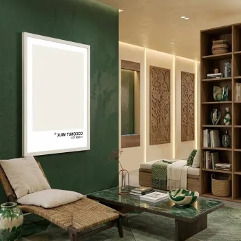 Tablou decorativ, BC11780_3545, MDF, Inramat: 100% PLASTIC (Grosime: 2 cm, Multicolor imagine