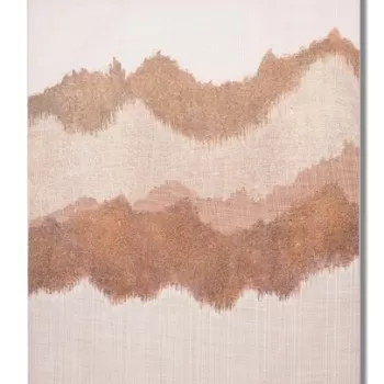 Tablou decorativ Browny, Mauro Ferretti, 80x100 cm, lemn pin/canvas pictat manual imagine