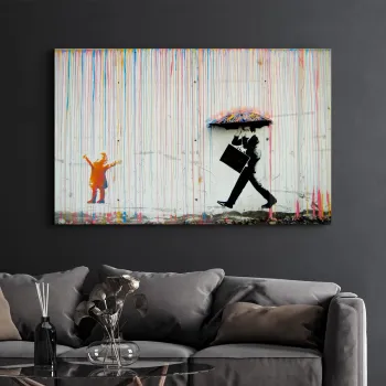 Tablou decorativ, CAM-3000, Dimensiuni: 46 x 72 cm, Multicolor imagine