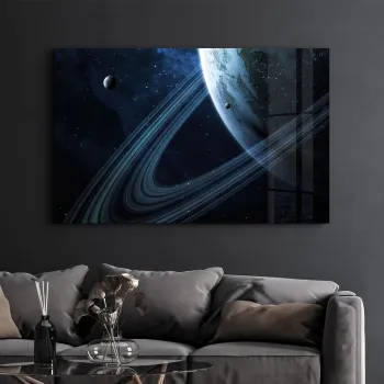 Tablou decorativ, CAM-3070, Sticla temperata, Dimensiune: 35 x 55 cm, Multicolor imagine