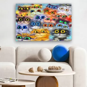 Tablou decorativ, CAM1019005447, Sticla temperata, Dimensiune: 40 x 60 cm, Multicolor imagine