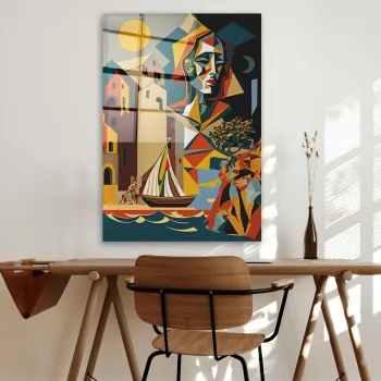 Tablou decorativ, CAM3691, 50 x 70 cm, Multicolor imagine