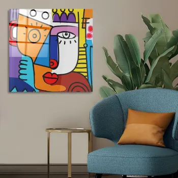 Tablou decorativ, CAM4011_7070, Dimensiune: 70 x 70 cm, Multicolor imagine