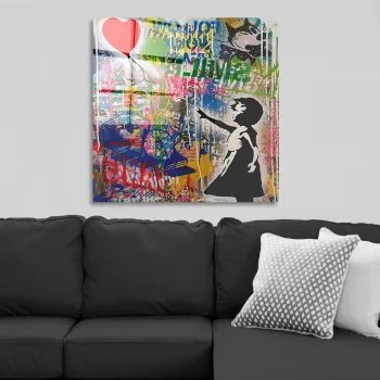 Tablou decorativ, CAM4124_5050, Dimensiune: 50 x 50 cm, Multicolor imagine