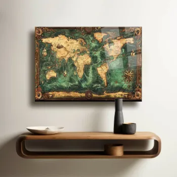 Tablou decorativ, Camtbl-002, Dimensiune: 60 x 90 cm, Multicolor imagine