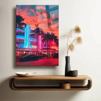 Tablou decorativ, Camtbl-007, 70 x 100 cm, Multicolor imagine